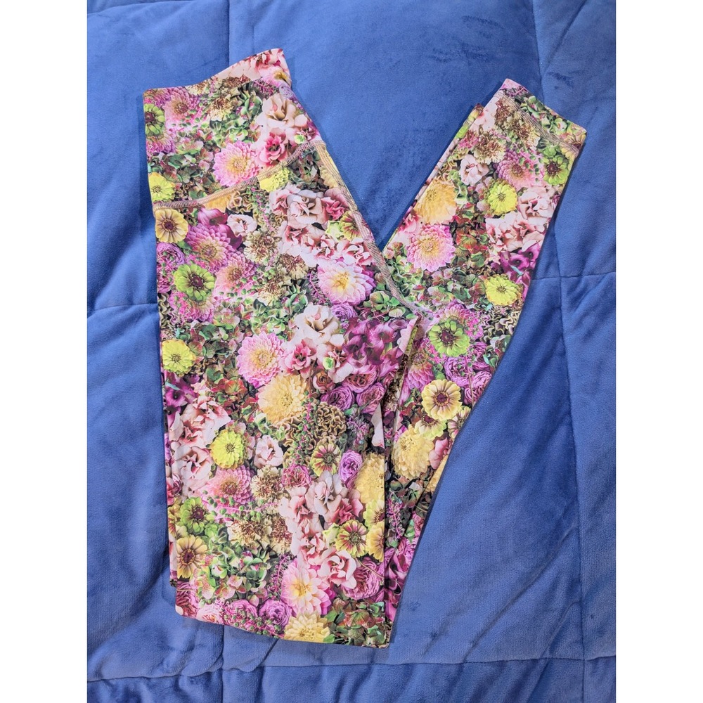 Lululemon Wunder Under Leggings Inflorescent Multi Floral High Rise - Size 4